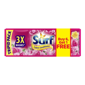 Surf Fabric Conditioner Blossom Fresh 3Pid | 69ml 6+1pcs