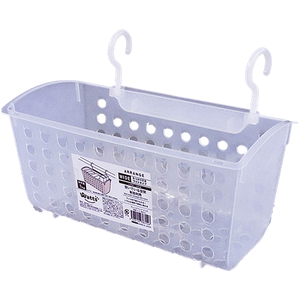 Watts Laundry Basket With Hook Clear White-38314