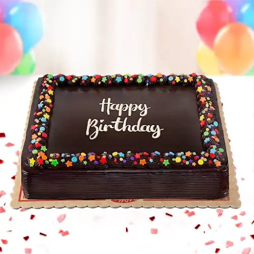 Chocolate Dedication Cake 8x12